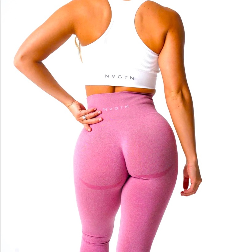 Nvgtn Contour pink pastel leggings